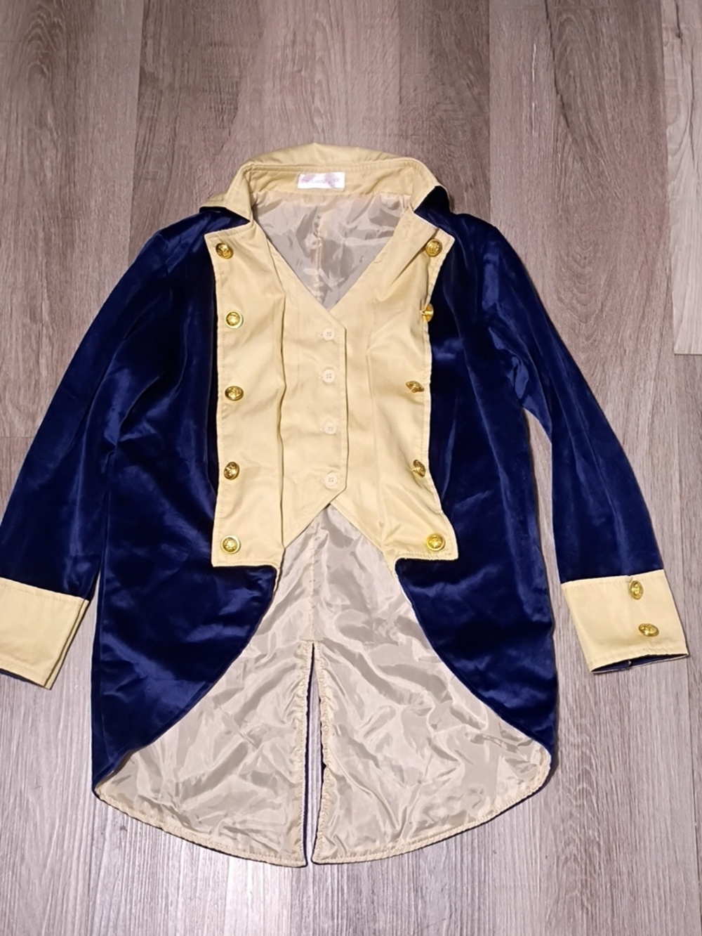 Navy and Cream Boys' Tailcoat Blazer - Classic Dress Jacket